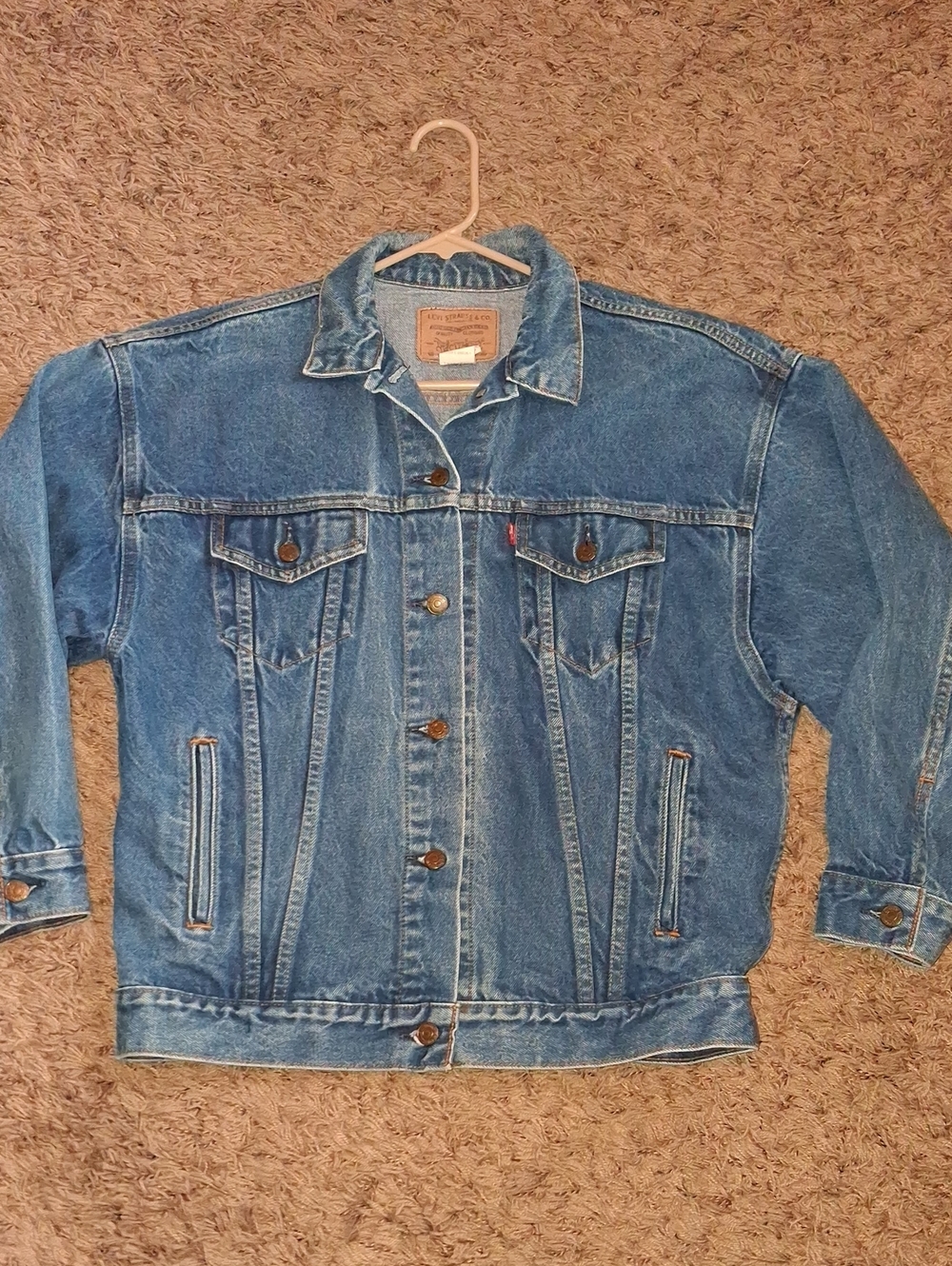 Mens Women's Vintage 1986 Levi's Trucker Jacket Size M Medium